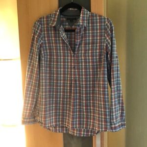 Tommy Hilfiger Quarter Length Button Down Blouse